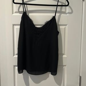 Social lite tank top with lace